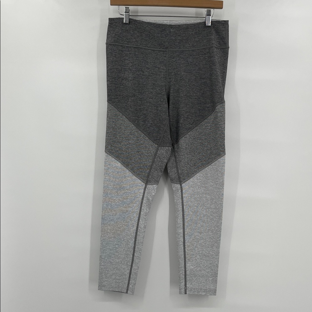 Outdoor Voices Two-Tone Gray Leggings Size XL